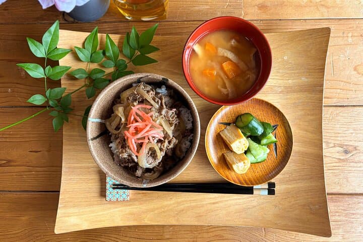 Tokyo 6-Hour Private Guided Walking Tour & Gyudon Cooking Class