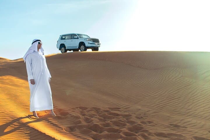 Sunrise & Sunset Doha Desert Safari — Dune Bashing, Sandboarding & Camel Ride photo 4