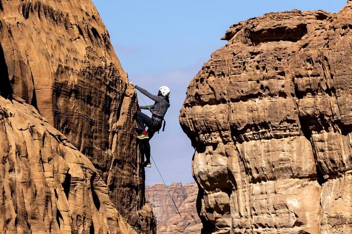 Abseil the Cliffs of AlUla: Private Desert Descent and Hike photo 2