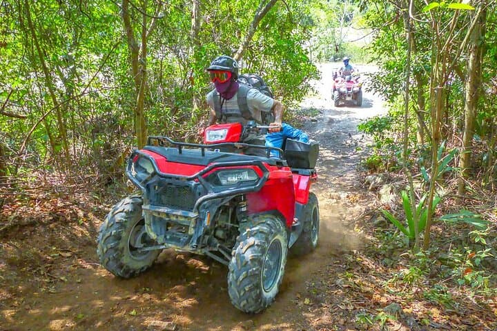 Cozumel ATV, Snorkel & Beach Club Adventure with Tequila Tasting