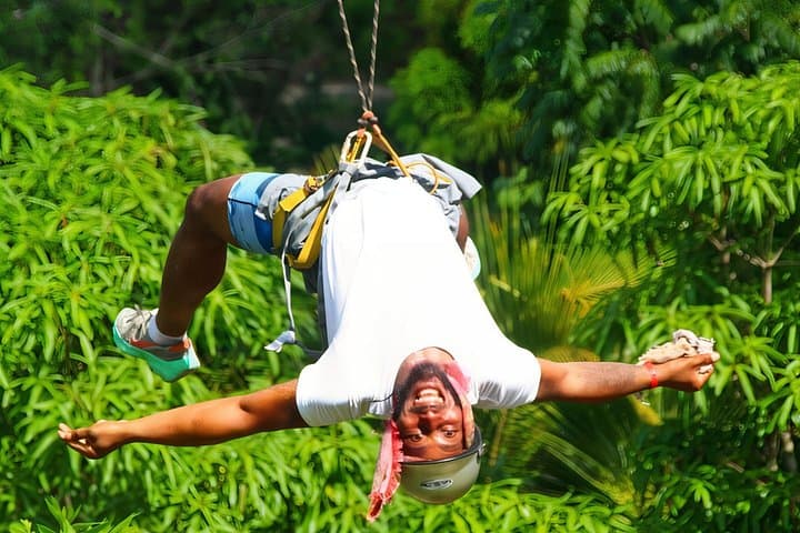 Cancun ATV, Zipline & Cenote Adventure: Jungle Ride, Swim and Lunch photo 1
