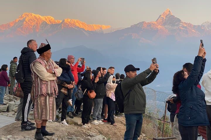 Sarangkot Sunrise & Morning Tibetan Cultural Tour — Pokhara Views and Refugee Settlement Visit
