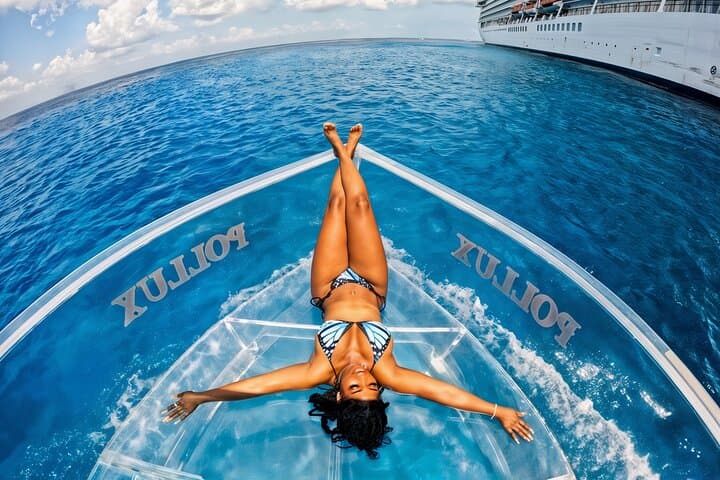 Clear Boat Tour Cozumel — See Shipwrecks & Snorkel Vibrant Reefs photo 1