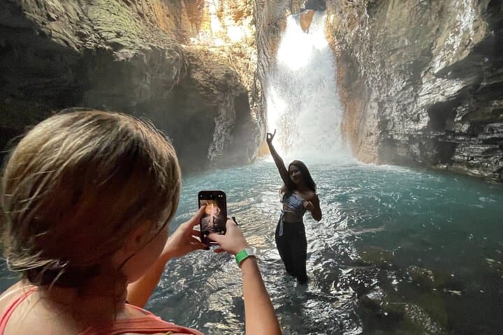 La Leona Waterfall Hike: Unimog Ride and River Canyon Swim at Rincón de la Vieja photo 6