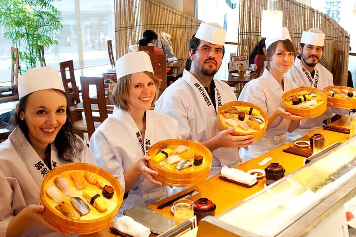 Private Tokyo Walking Tour with Sushi Making & Sake Pairing in Asakusa photo 5
