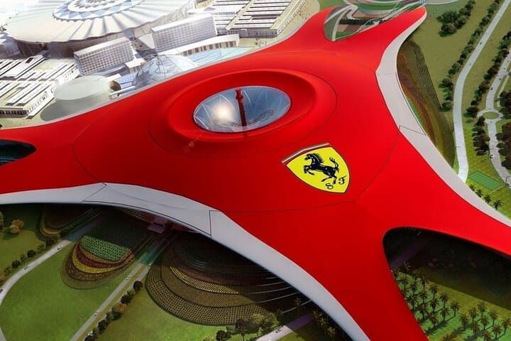 From Dubai: Sheikh Zayed Grand Mosque Tour with Ferrari World Tickets photo 2