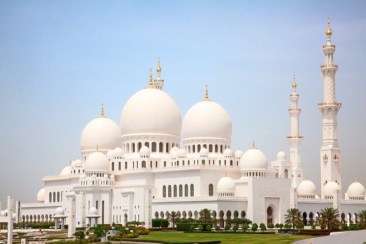 From Dubai: Sheikh Zayed Grand Mosque Tour with Ferrari World Tickets photo 5