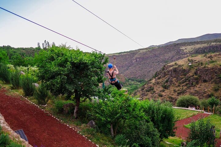 Zipline Over Amberd Gorge — Byurakan Ziplining Near Yerevan photo 3