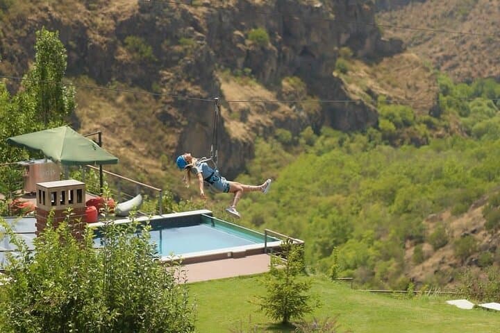 Zipline Over Amberd Gorge — Byurakan Ziplining Near Yerevan photo 5