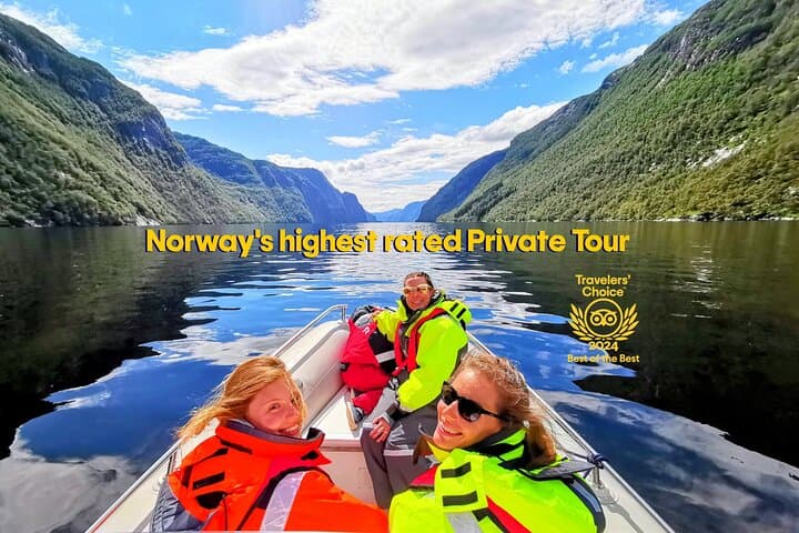 Mostraumen Private Fjord Cruise from Bergen — Zodiac & Pontoon Experience photo 4
