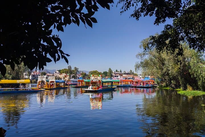 Xochimilco Canals Sunrise Kayak & Trajinera Tour with Cuicuilco Pyramid Visit photo 4