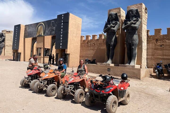 Quad Adventure from Kasbah Ait Benhadou to Ouarzazate Studios