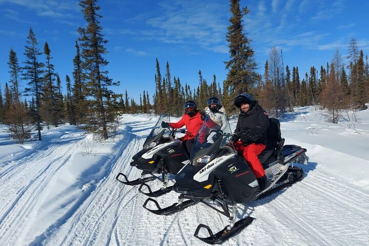 Yellowknife Snowmobiling to Great Slave Lake Ice Caves: Guided 3‑Hour Adventure photo 4