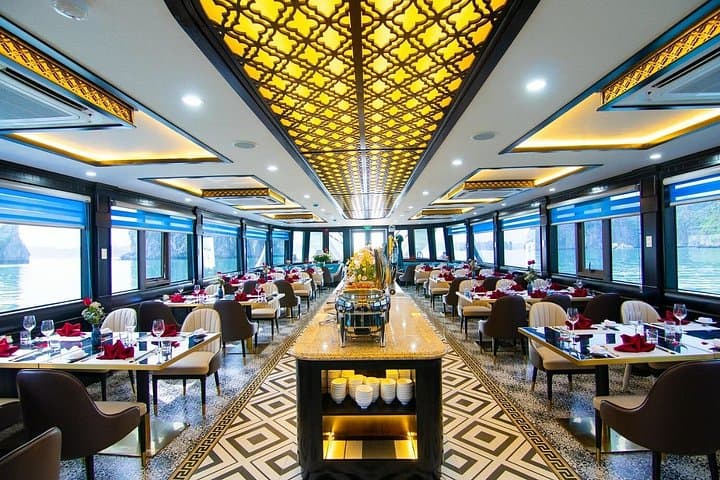 Halong Bay 5-Star Day Cruise from Hanoi — Buffet Lunch & Limousine Transfer photo 2