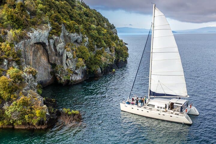 Luxury Sail to the Māori Rock Carvings on Lake Taupo photo 2