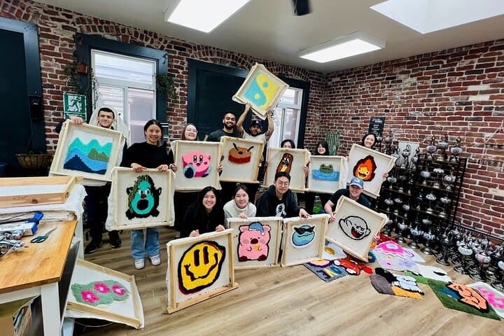 Rug Tufting Workshop and Turkish Coffee in San Francisco: Make a 20x20 Rug in 2–3 Hours photo 6
