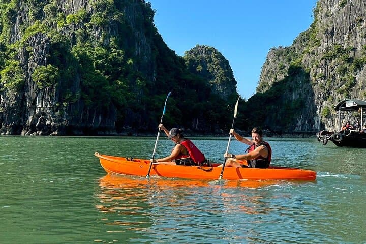 2-Day Bai Tu Long Bay Cruise from Hanoi — Kayaking, Thien Canh Son Cave & Overnight Boat photo 2