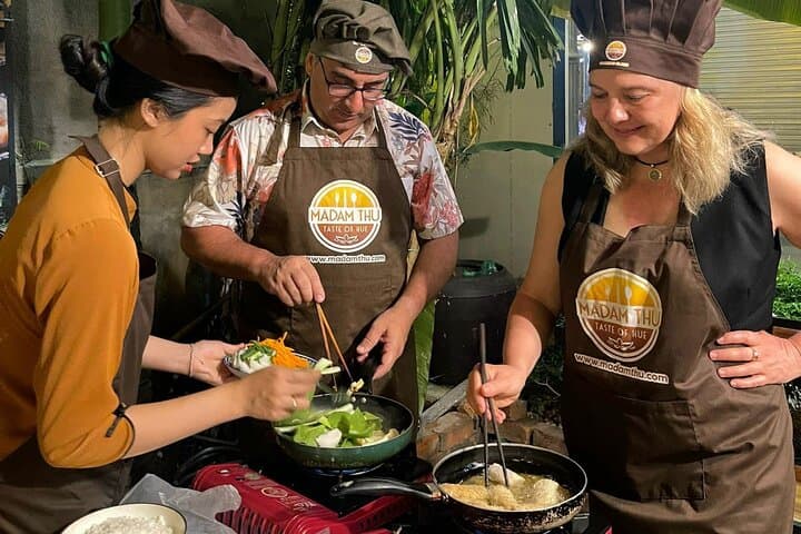 Hue Cooking Class & Dong Ba Market with Madam Thu — Hands-On Hue Cuisine Experience