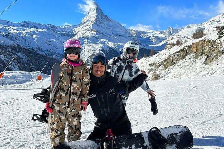 Private Snowboarding Lessons in Zermatt — 3-Hour Sunnegga Coaching