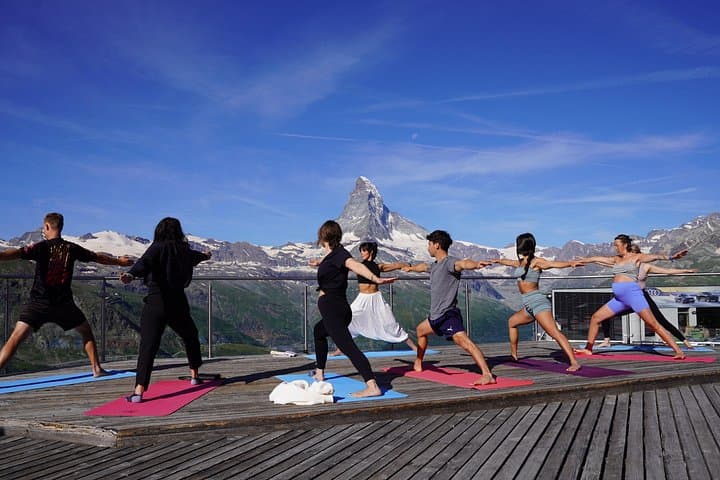 Mountain Yoga in Zermatt: 90-Minute Alpine Yoga with Matterhorn Views