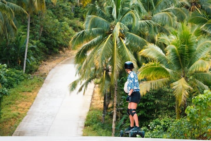 Siargao Morning Electric Skateboard Tour — 1-Hour Guided eSkate Across Catangnan Bridge