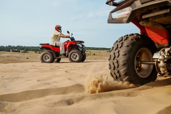 Sharm Desert Escape: ATV Quad, Camel Ride & Bedouin Dinner Under the Stars