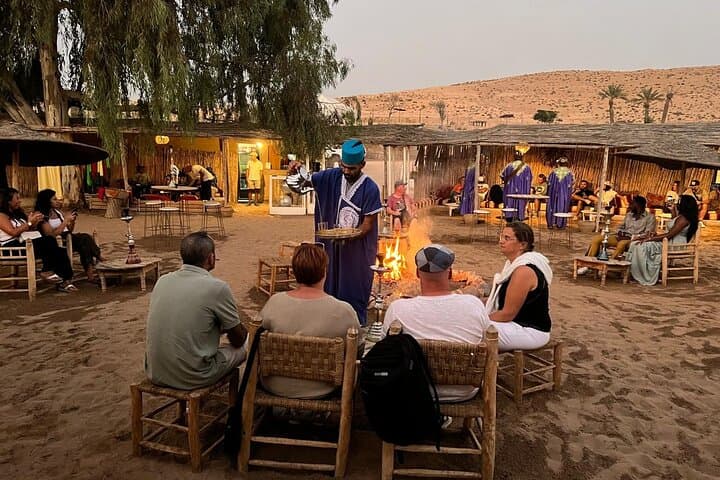 Agafay Desert Camel Safari and Sunset Jeep Adventure with Dinner Show