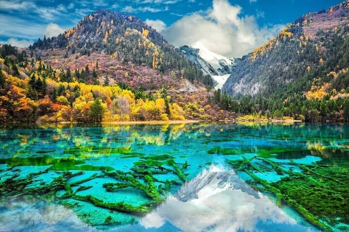 3-Day Jiuzhaigou & Huanglong Tour from Xi'an by High-Speed Train