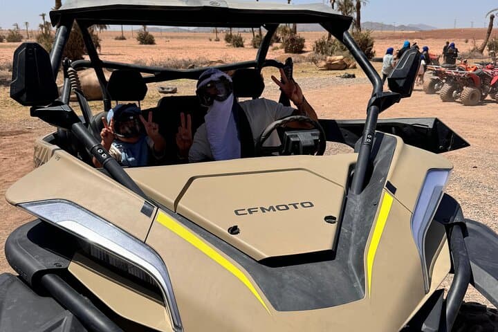 Palmeraie Buggy & Quad Evening Excursion with Tea and Moroccan Dinner