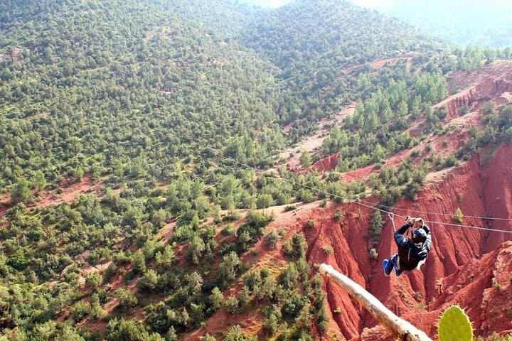 Atlas Mountains Zipline from Marrakech — Tahnaout Aerial Adventure with Breakfast photo 4