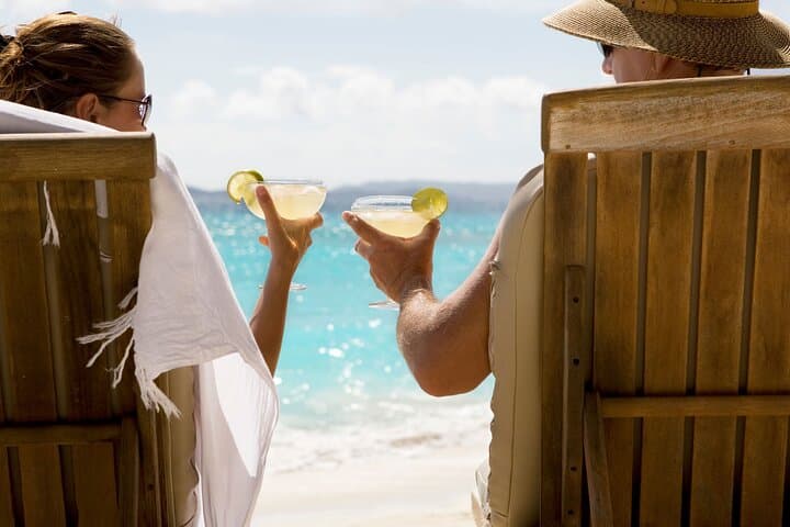 Two-Beach Decadent Escape: Indigo Bay & Orient Beach Day Trip in St. Maarten