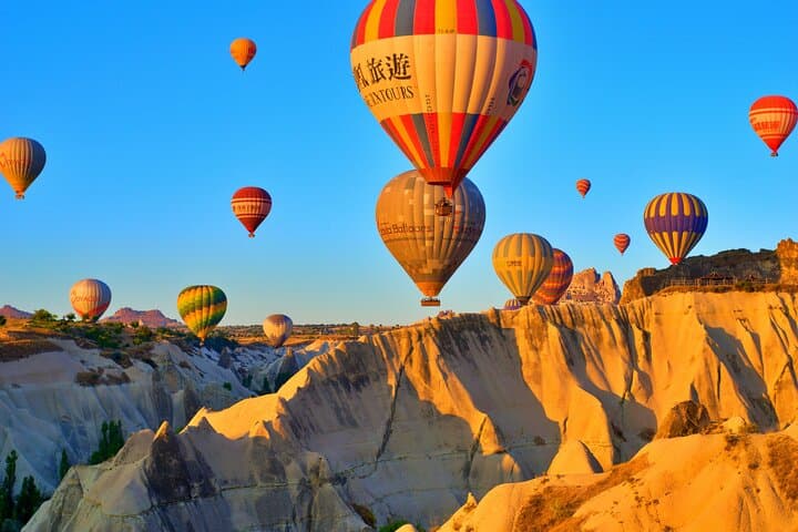Sunrise Hot Air Balloon Flight Over Cappadocia's Fairy Chimneys