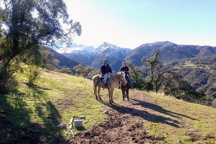 Andes Foothills Horseback Ride with Cheese & Wine near Santiago photo 3