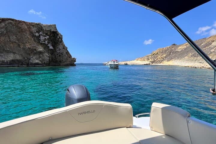 Private Speed Boat to Comino's Blue Lagoon & Caves — 2-Hour Private Tour photo 6