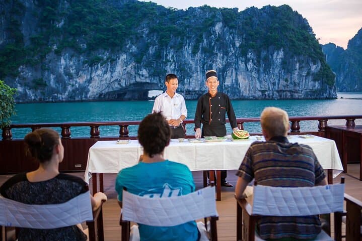 Bai Tu Long Bay 2-Day Luxury Cruise: Dragon Legend Overnight Among Limestone Towers photo 3