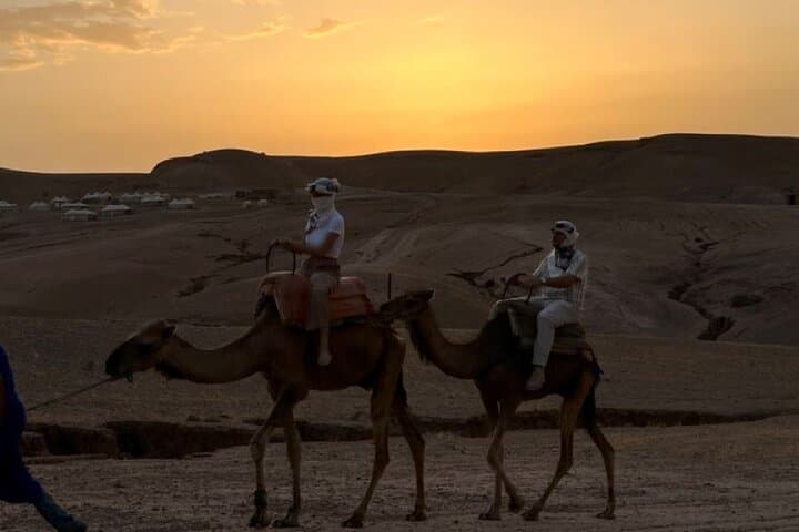 Agafay Desert Quad & Camel Sunset Ride with Dinner and Show from Marrakech photo 6