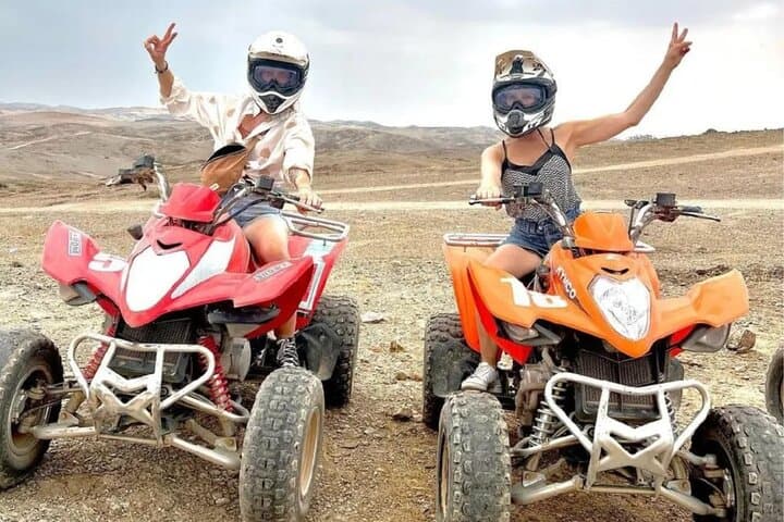Agafay Desert Quad Biking Adventure with Tea and Transfer