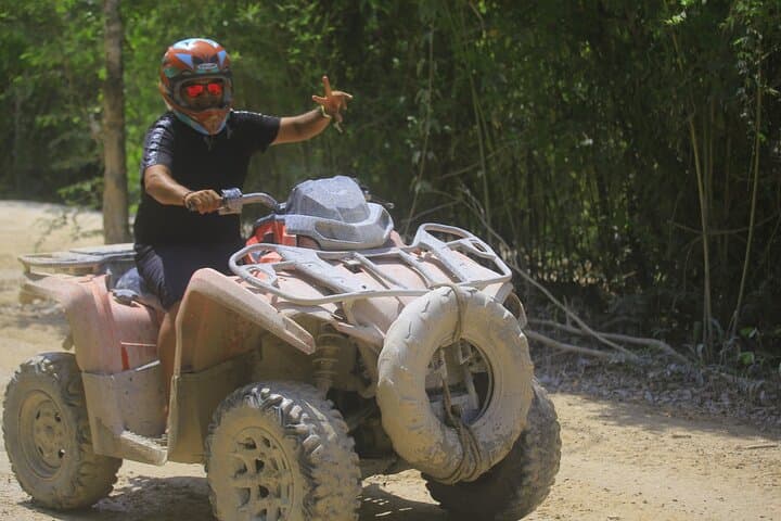 Jungle Adventure from Cancun — ATV, Zipline & Cenote Combo in Puerto Morelos photo 5