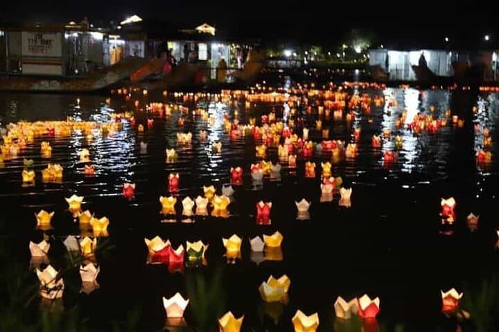 Hoi An Floating Flower Lantern Boat Ride on the Thu Bon River