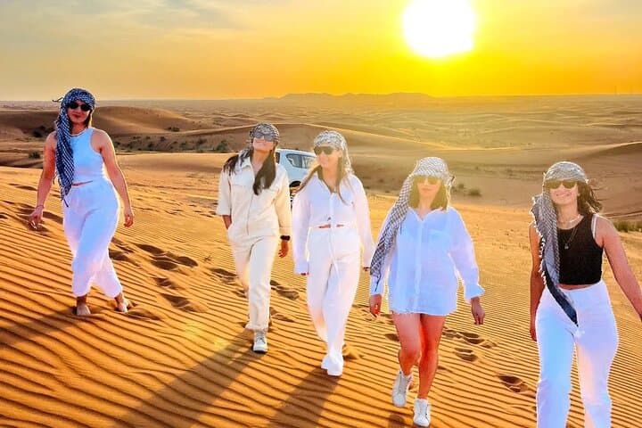 Evening Dubai Desert Safari with Dune Bashing & BBQ photo 2
