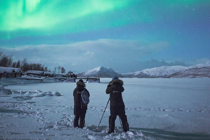 Abisko Aurora Tour with Sami Dinner: Northern Lights Evening from Kiruna