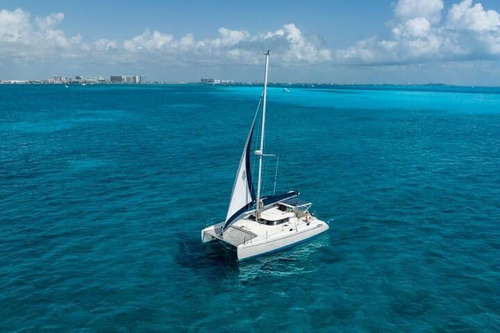 Private Cancún Catamaran Charter & Snorkel at El Meco Reef — 4-Hour Cruise photo 6