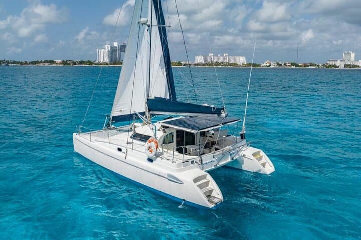 Cancun Private Catamaran Charter — Open Bar, Snorkel El Meco & Isla Mujeres photo 3