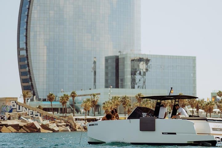 Private De Antonio D28 Yacht Charter in Barcelona — 1-Hour Coastal Cruise photo 2