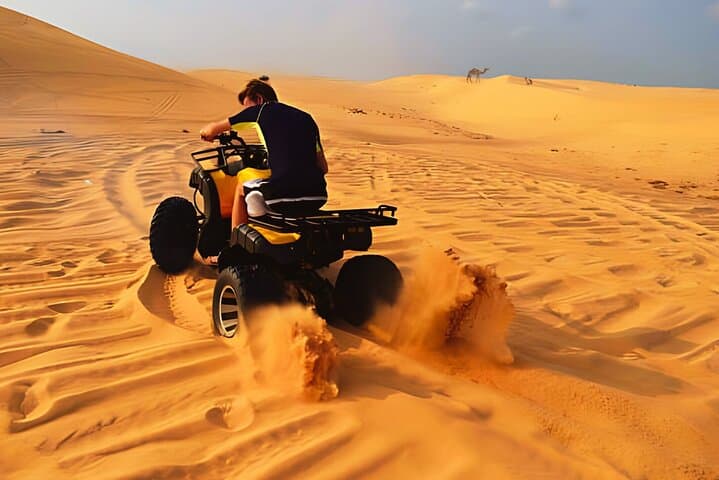 Dubai Half-Day Desert Safari: Camel Ride, Dune Bashing & Quad Bike Adventure photo 2