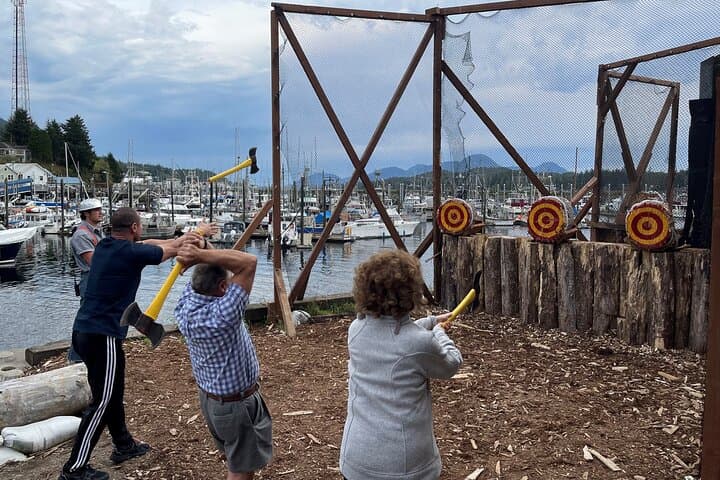 Lumberjack Show & Axe Throw Challenge in Ketchikan — Live Logging Competition and Throwing Lessons photo 2