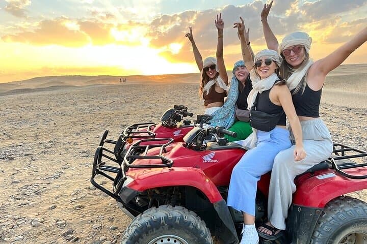 Sunset ATV, Quad Bike & Camel Ride at the Giza Pyramids — Sahara Desert Experience photo 1