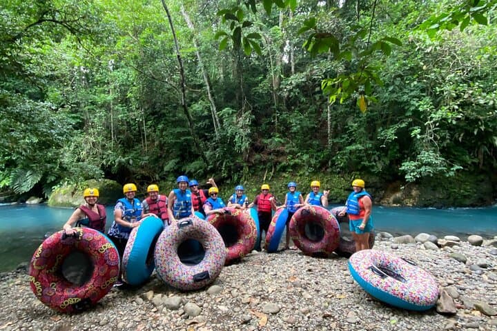 Rio Celeste Combo: Tubing the Turquoise River and Tenorio Waterfall Adventure