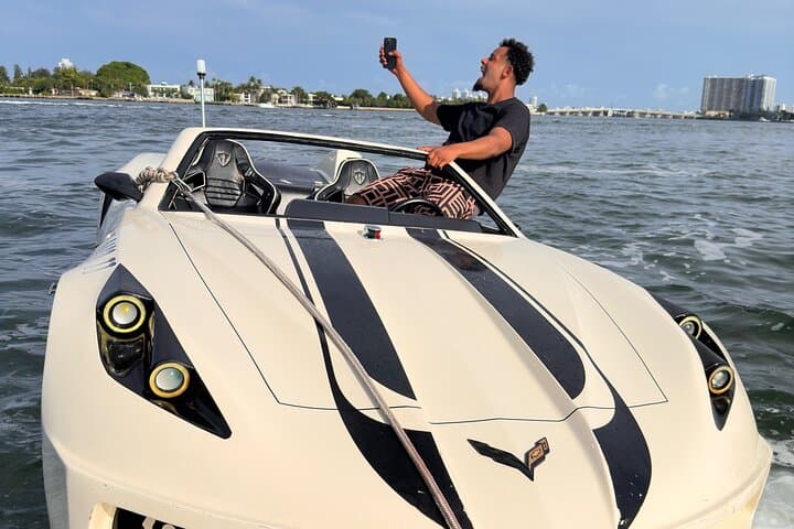 Miami Beach Jetcar Experience — Drive Jetcars and Free Boat Ride