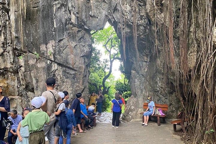 Marble Mountains & Lady Buddha Day Tour from Hoi An — Am Phu Cave and Panoramic Views